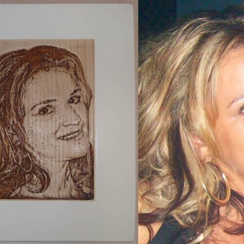 Portret in relief