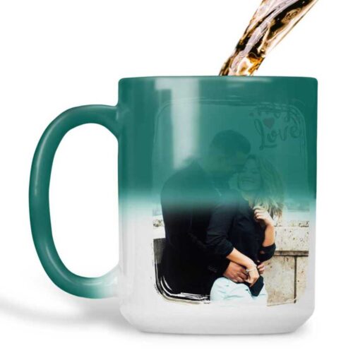 Cana termosensibila verde personalizata