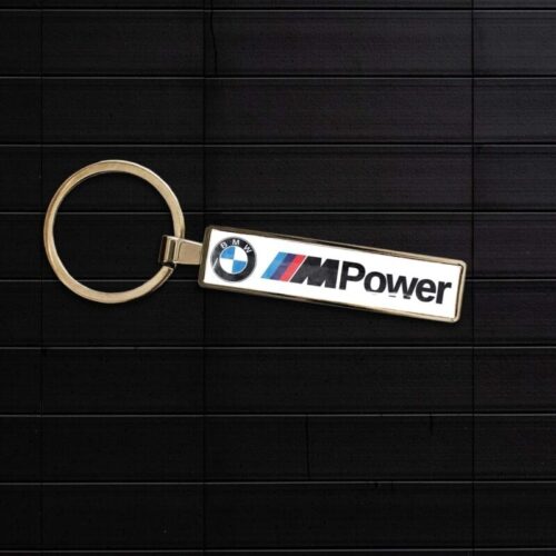 Breloc auto cu logo BMW personalizat cu numar de inmatriculare, 1×5 cm