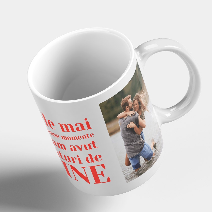 Cana alba personalizata