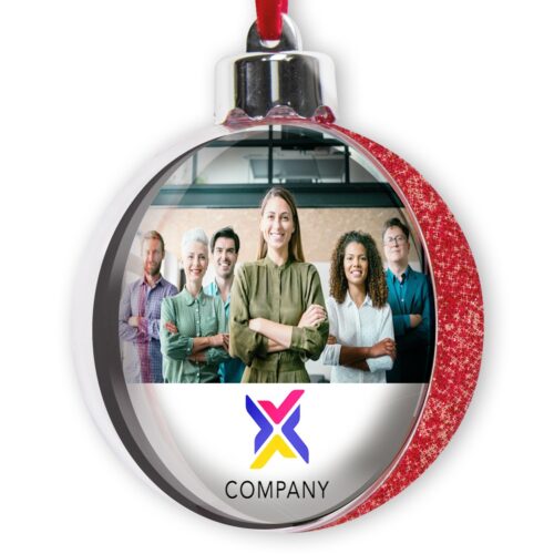 Glob personalizat cu logo si fotografie echipa