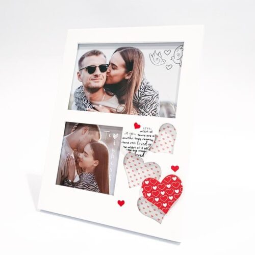 Rama foto Arisa 10x15 cm Personalizata cu doua poze