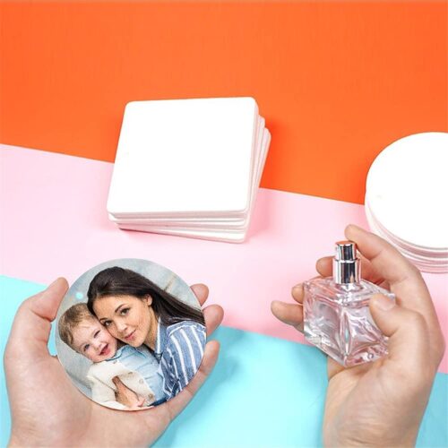 Odorizant auto rotunf personalizat cu foto si text