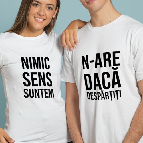 Tricouri Cuplu Personalizate