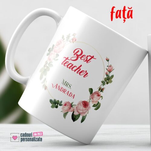 Cana personalizata Invatatoare