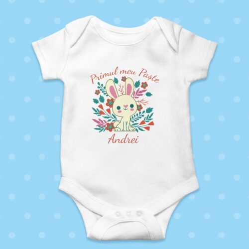 Body bebelus personalizat cu primul meu paste