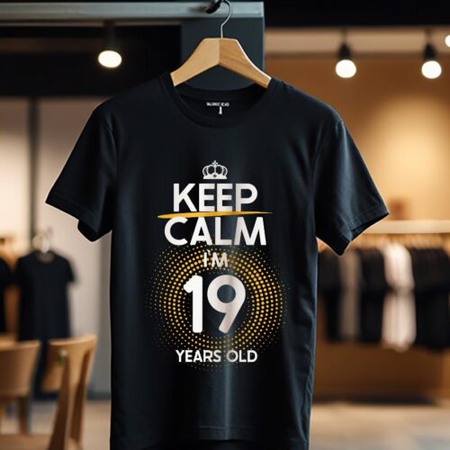 KEEP CALM I'M 19 YEARS OLD color_Tricou
