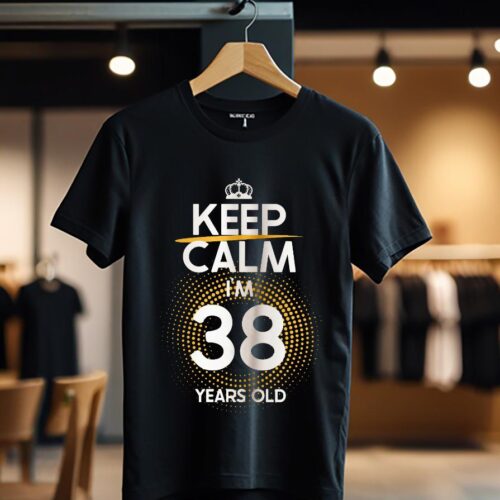 KEEP CALM I'M 38 YEARS OLD color_Tricou