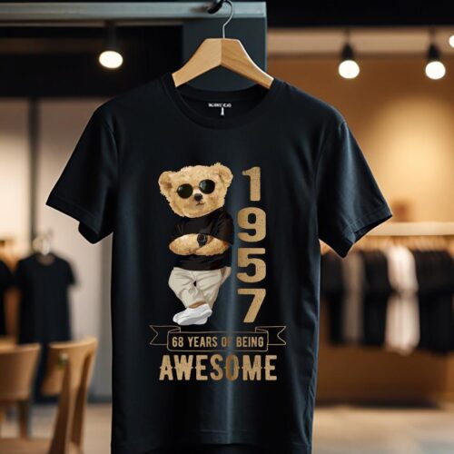 Tricou Personalizat 68 years of being awesome_Tricou