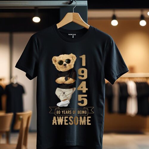 Tricou Personalizat 80 years of being awesome_Tricou
