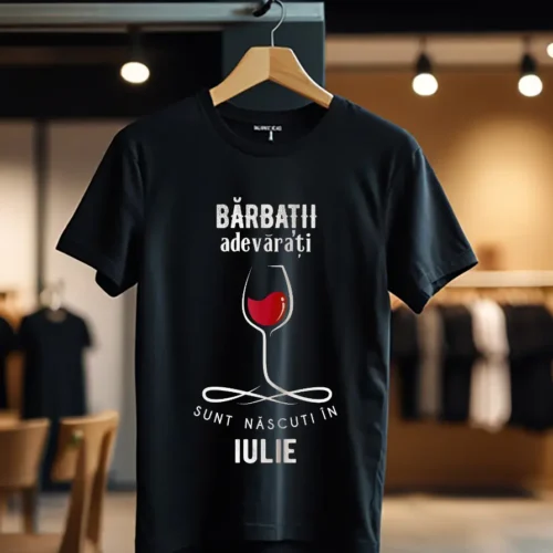 Tricou Personalizat Baietii cu talent sunt nascuti in iulie_Tricou