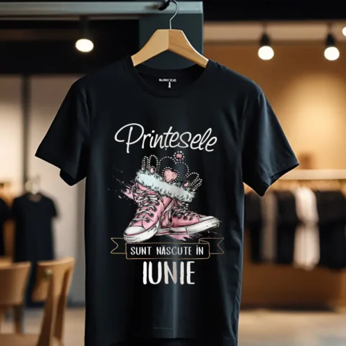 Tricou Personalizat Printesele sunt nascute in iunie_Tricou