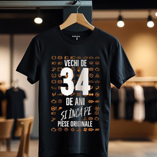 Tricou Vechi de 34 de ani și încă pe piese originale_Tricou