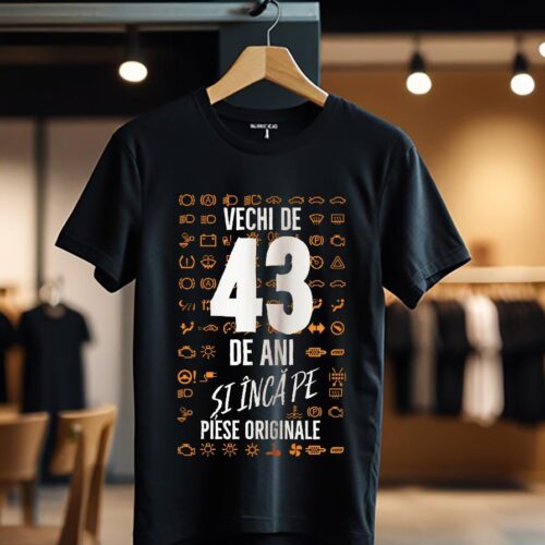 Tricou Vechi de 43 de ani și încă pe piese originale_Tricou