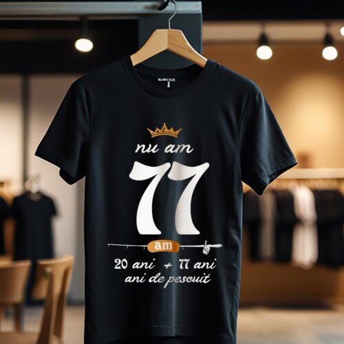 nu am 77 am 20 cu 57 de ani de pescuit_Tricou