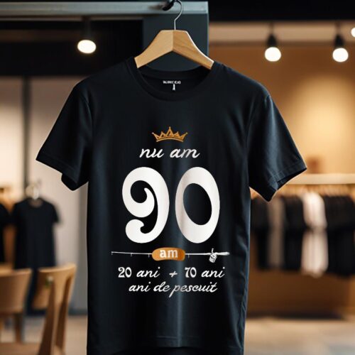 nu am 90 am 20 cu 70 de ani de pescuit_Tricou