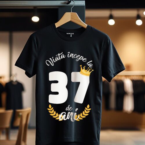 tricou viata incepe la 37 de ani model 2_Tricou